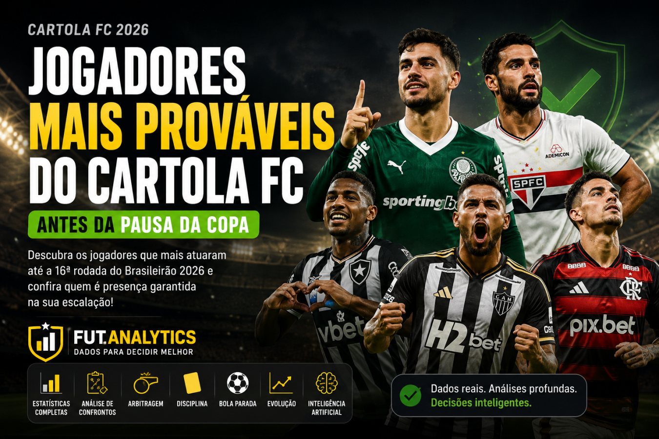 Jogadores mais prováveis do Cartola FC em 2026